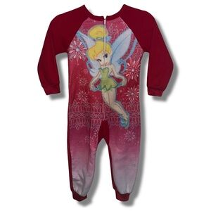 Y2K Disney Fairies Tinkerbell One Piece Pajamas